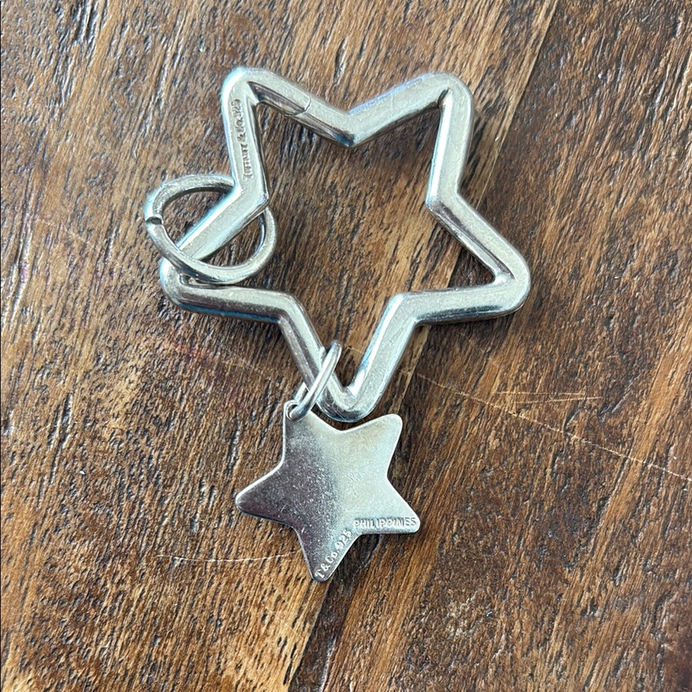 Tiffany & Co. Silver Star Key & Card Holder